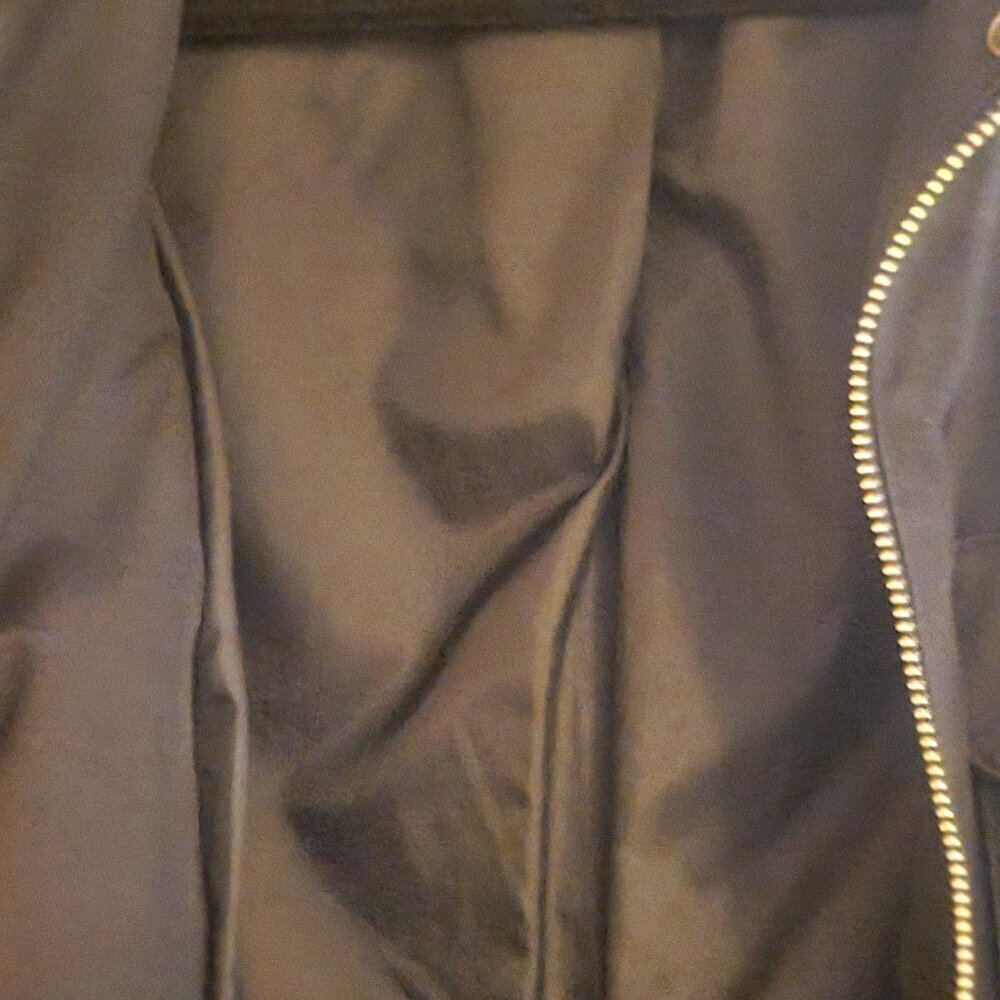 Women's Black Short Trench-Style Jacket - Size S - Picture 10 of 10
